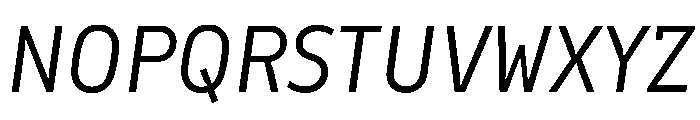Finlandica Headline Italic Font UPPERCASE