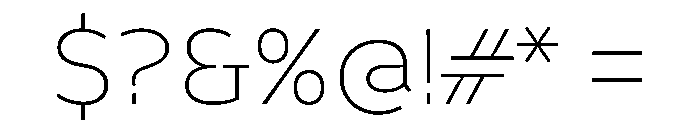 Finlandica Text 100 Font OTHER CHARS