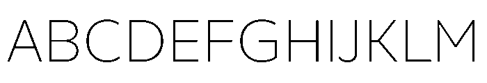 Finlandica Text 100 Font UPPERCASE