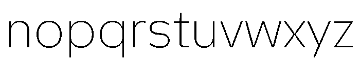Finlandica Text 100 Font LOWERCASE