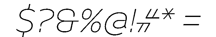 Finlandica Text 100italic Font OTHER CHARS