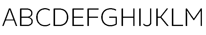 Finlandica Text 200 Font UPPERCASE