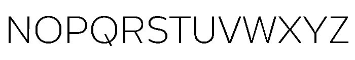 Finlandica Text 200 Font UPPERCASE