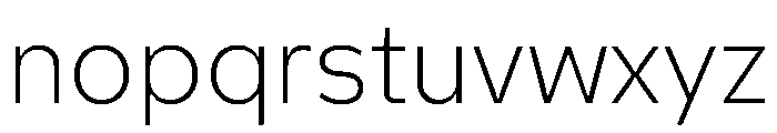 Finlandica Text 200 Font LOWERCASE