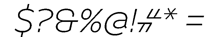 Finlandica Text 200italic Font OTHER CHARS