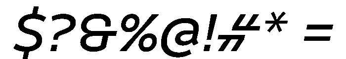 Finlandica Text 500italic Font OTHER CHARS