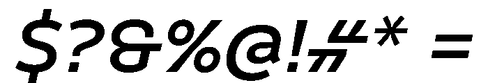 Finlandica Text 600italic Font OTHER CHARS