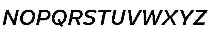 Finlandica Text 600italic Font UPPERCASE