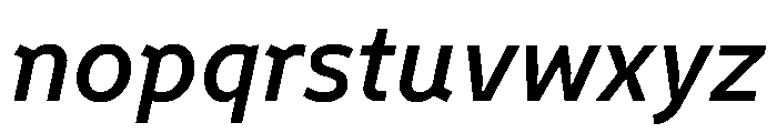 Finlandica Text 600italic Font LOWERCASE