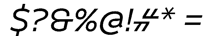 Finlandica Text Italic Font OTHER CHARS