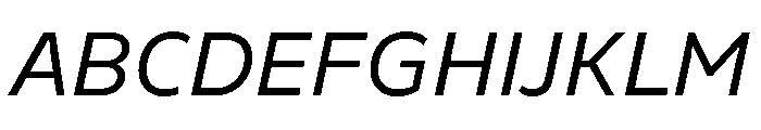 Finlandica Text Italic Font UPPERCASE