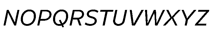 Finlandica Text Italic Font UPPERCASE