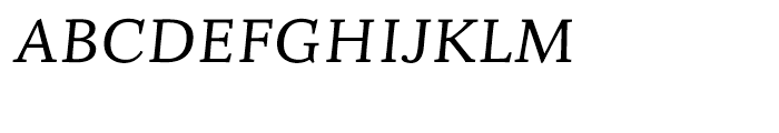 Fiesole Display Italic Font UPPERCASE