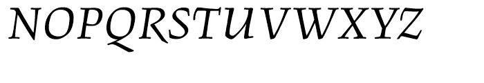 Figural Book Italic Font UPPERCASE