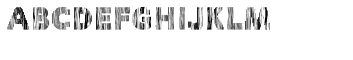 Filao Vertical Bold Font UPPERCASE