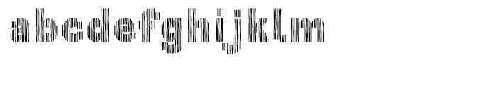 Filao Vertical Bold Font LOWERCASE