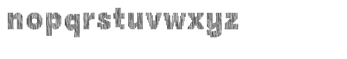 Filao Vertical Bold Font LOWERCASE