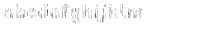 Filao Vertical Font LOWERCASE
