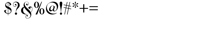 Filibuster NF Regular Font OTHER CHARS