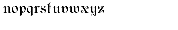 Filibuster NF Regular Font LOWERCASE