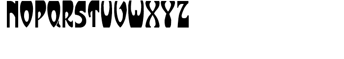 Finchley Regular Font LOWERCASE