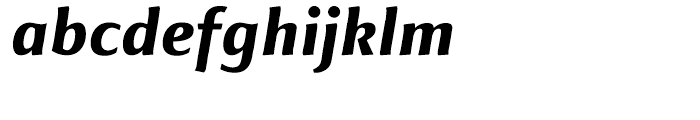 Finnegan Extra Bold Italic Font LOWERCASE