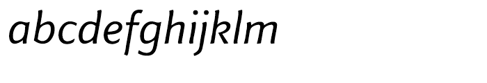 Finnegan Italic Font LOWERCASE