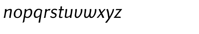 Finnegan Italic Font LOWERCASE