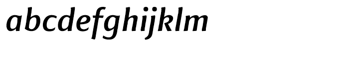 Finnegan Medium Italic Font LOWERCASE