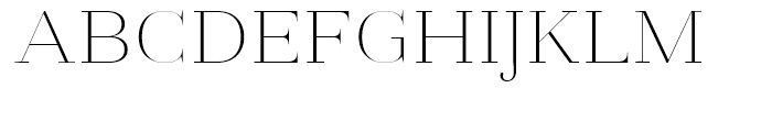 Fiorina Grande Thin Font UPPERCASE