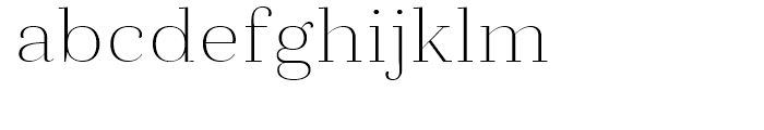 Fiorina Grande Thin Font LOWERCASE