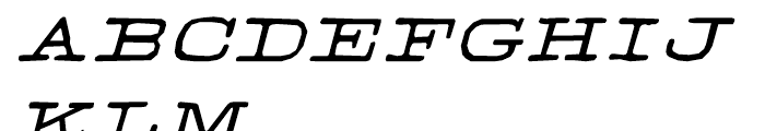 Firenza Bold Italic Font UPPERCASE
