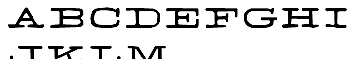 Firenza Bold Font UPPERCASE