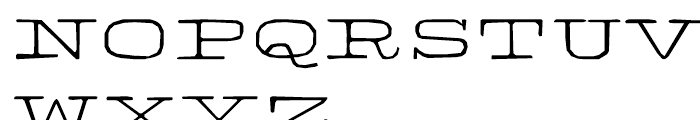 Firenza Regular Font UPPERCASE