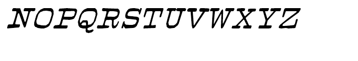 Firenza Text Bold Italic Font UPPERCASE