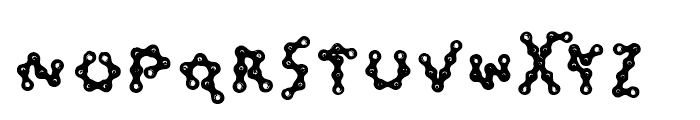 Five Link Chain Regular Font UPPERCASE