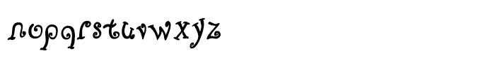 Fizgiger Alternate Bold Font LOWERCASE