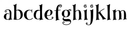 Fiddlestix Regular Font LOWERCASE