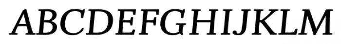 Fiesole Display Bold Italic Font UPPERCASE