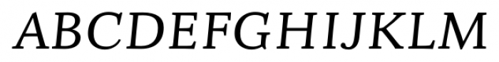 Fiesole Text Italic Font UPPERCASE