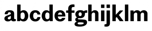 Figgins Standard Heavy Font LOWERCASE