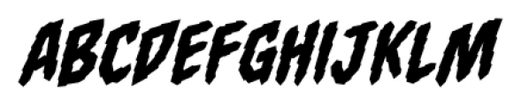 Fight To The Finish Rough BB Bold Italic Font UPPERCASE