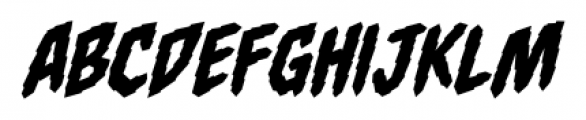 Fight To The Finish Rough BB Bold Italic Font LOWERCASE