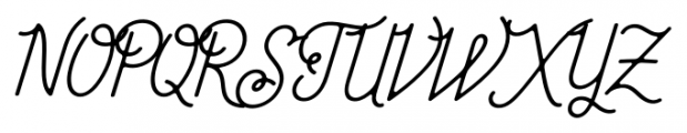 Fika Italic Font UPPERCASE