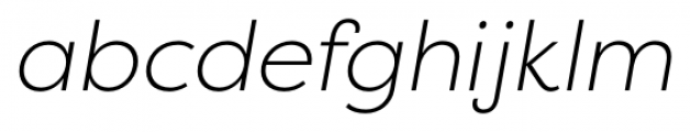 Filson Pro Light Italic Font LOWERCASE