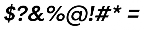 Filson Pro Medium Italic Font OTHER CHARS