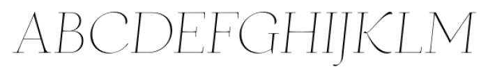 Finura Italic Font UPPERCASE