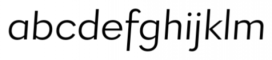 Firme Book Italic Font LOWERCASE