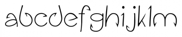 Fishhook Regular Font LOWERCASE