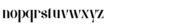Fiably Manor Regular Font LOWERCASE